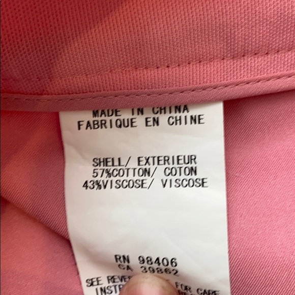 Bubble gum pink Theory shorts - Picture 4 of 4